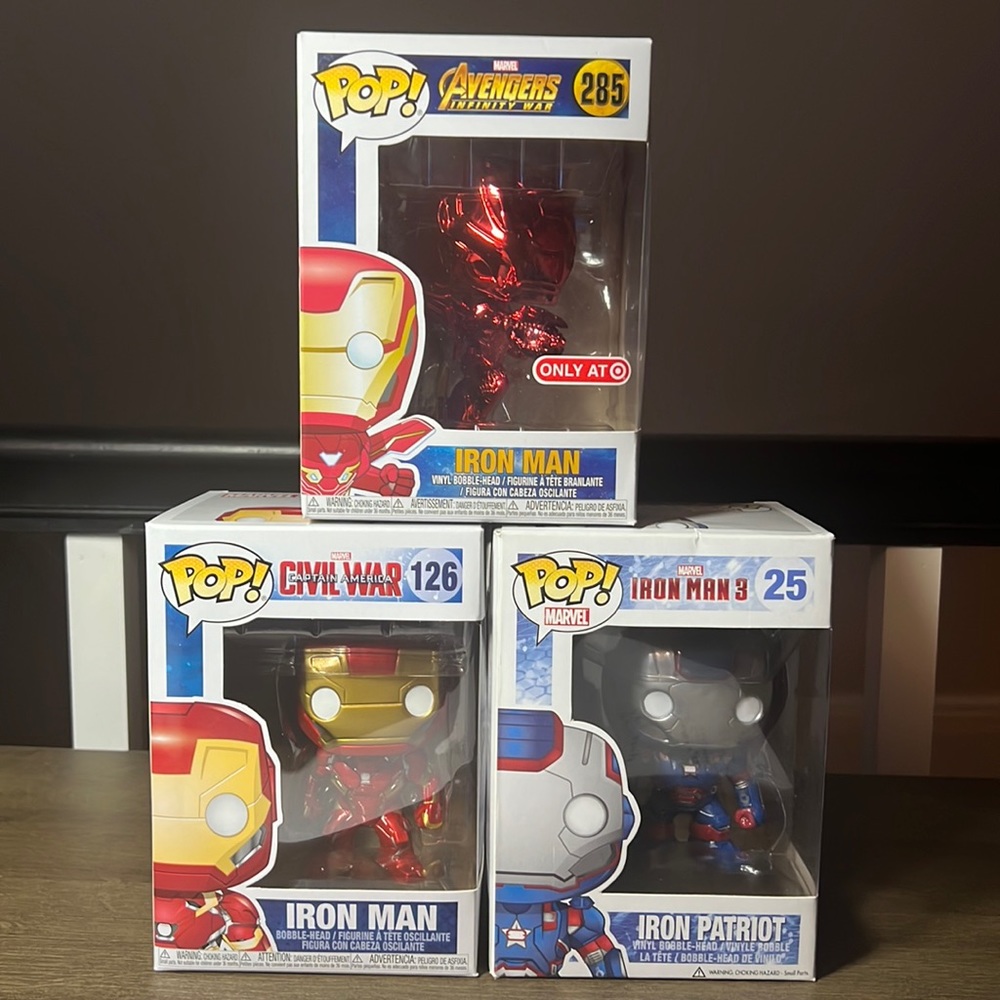 Funko POP! Iron Man Trio Bundle